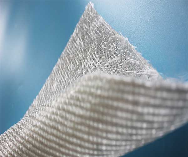 Tissu cousu en fibre de verre
